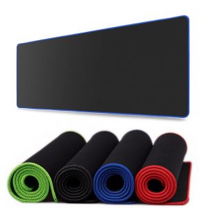 Black Gaming Mousepads with Color Edges
