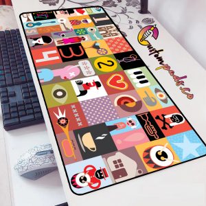 Art Collage Mouse Pad (001T)
