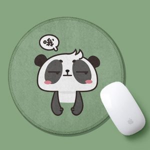 Cute Cartoon Circle Mousepad – Panda