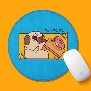Cute Cartoon Circle Mousepad – Animals