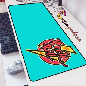 Rock and Roll Logo Mouse Pad