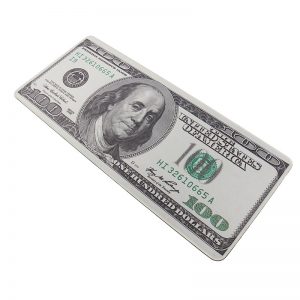 100 Dollars Banknote Pattern Mouse Pad